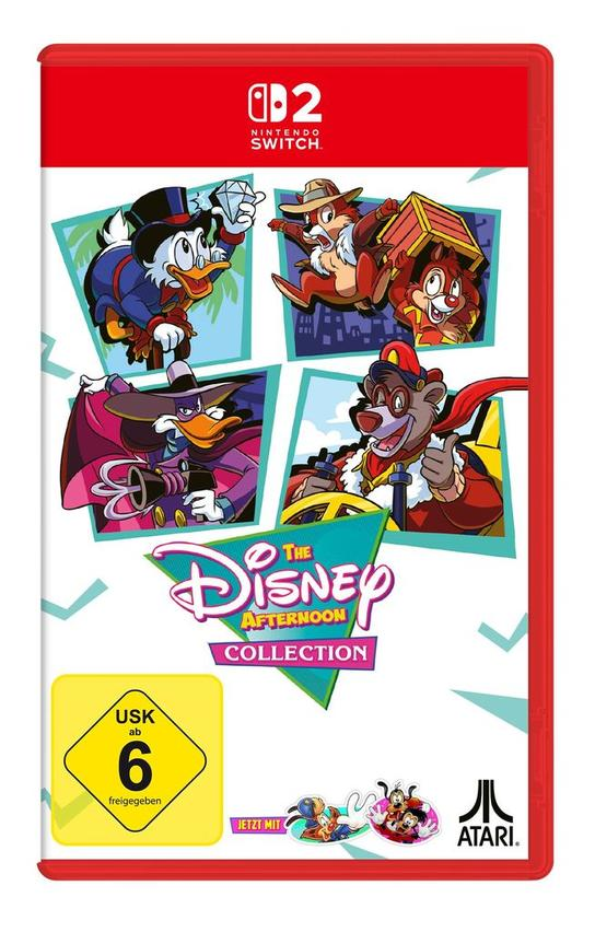 Disney Afternoon Collection Nintendo Switch Spielhülle mit vier Charakteren.
