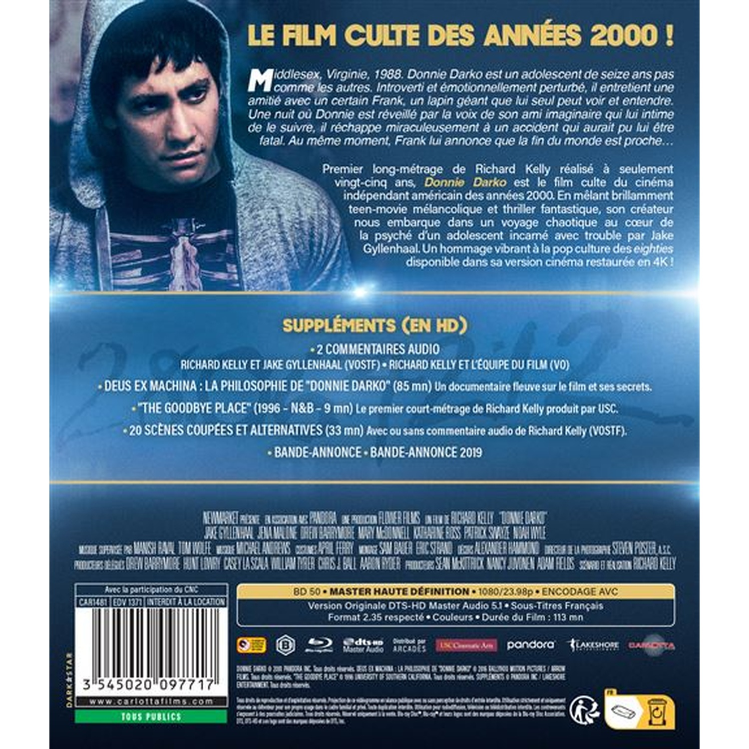 De filmposter toont een jonge man in een hoodie met een skelet-T-shirt.