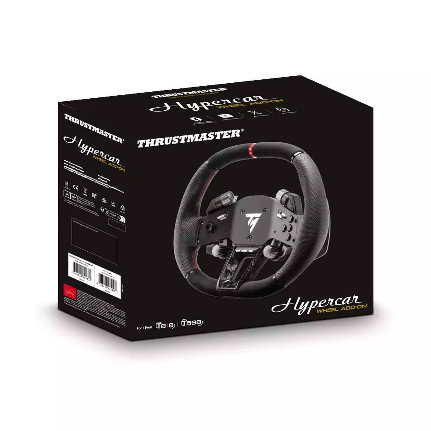 Scatola per Add-On Volante Thrustmaster Hypercar, con volante.