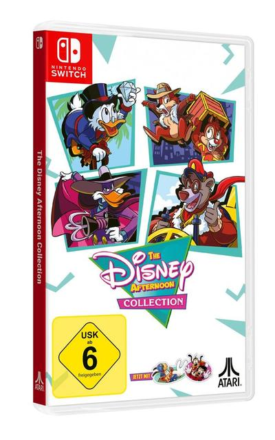 Nintendo Switch Hülle mit Charakteren aus Disney Afternoon Collection.