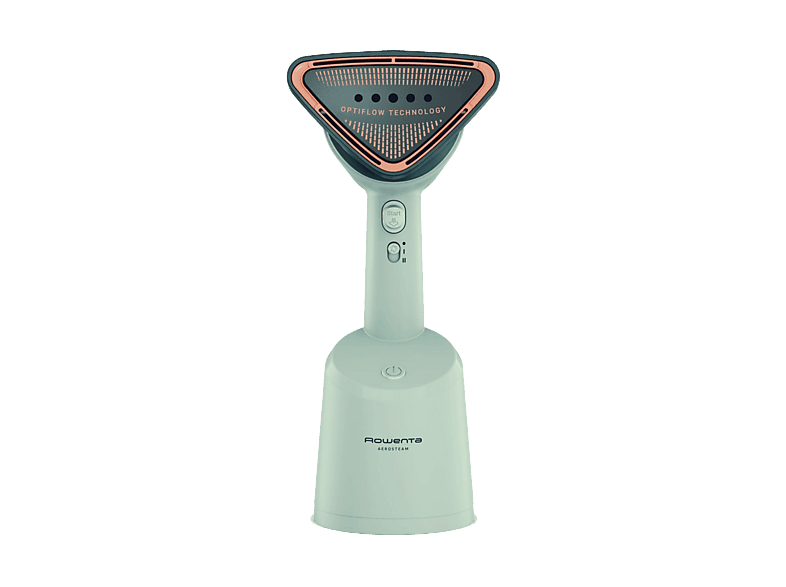 Cepillo de vapor mano Rowenta AeroSteam DR9814 Tecnología OptiFlow succiona y plancha a la vez, 1400 W, 150 g/min, 8 bar, Verde agua