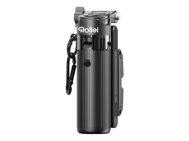 ROLLEI Easy Creator SmartGrip Smartphone-Stativ mit Bluetooth-Fernbedienung, Schwarz, Höhe offen bis 41 cm