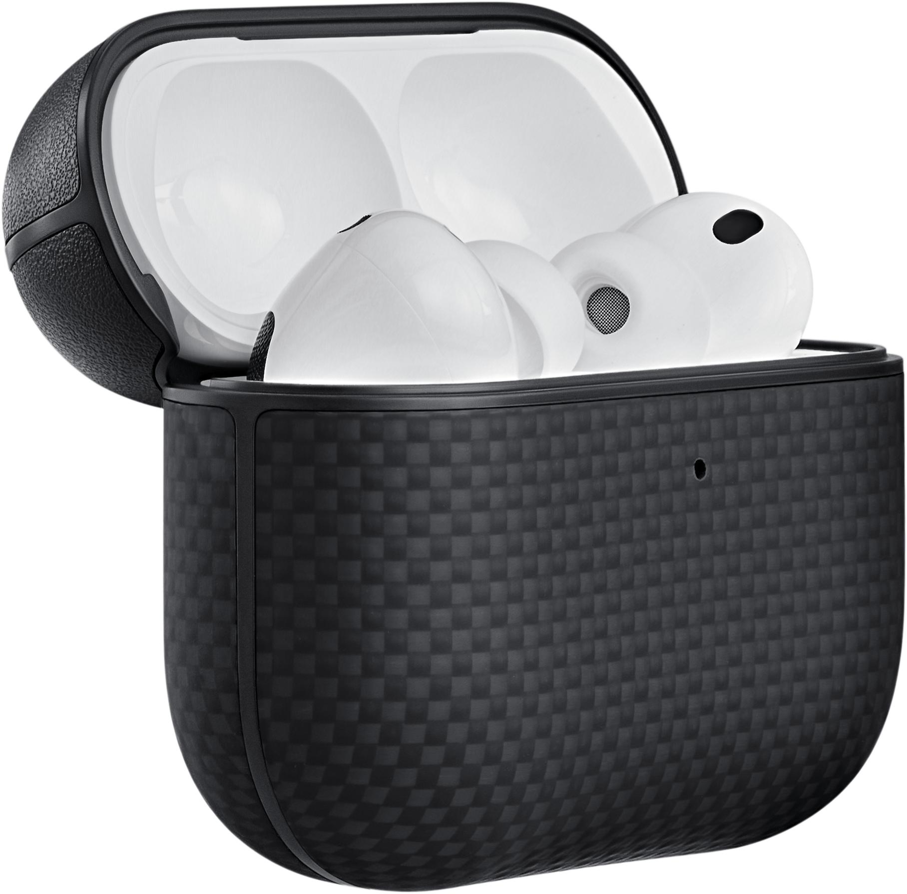 PITAKA Aramid Fiber Magnetic Case AirPods Pro3 tok, fekete-szürke (APM2501)