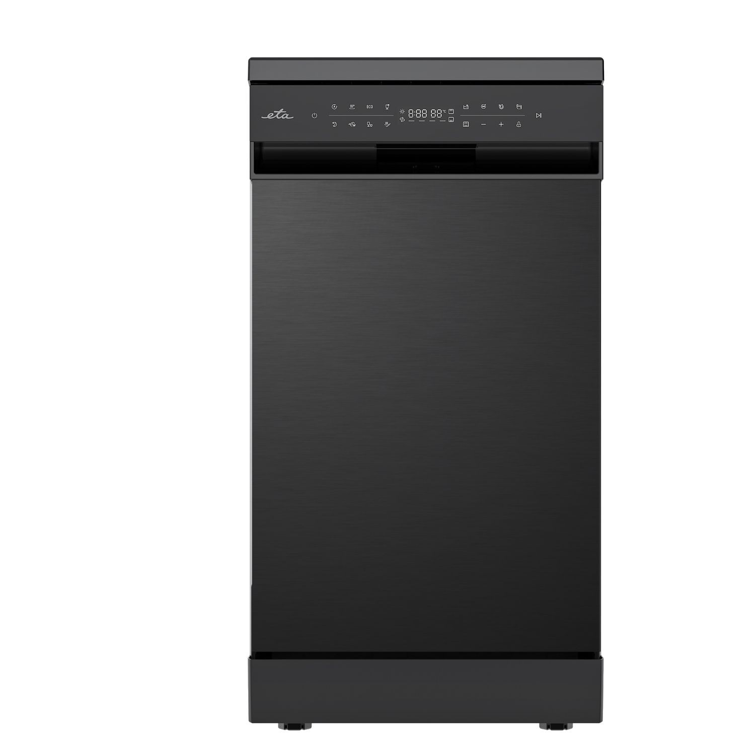 ETA 338290020B Keskeny mosogatógép, fekete