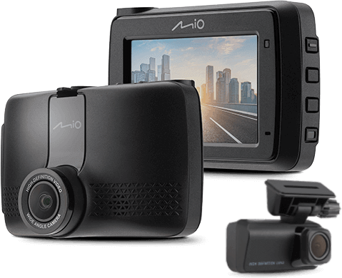 MIO DIGIWALKER MiVue 903WD Pro dual menetrögzítő kamera,1440 60 fps, GPS, wifi (5415N9260004)