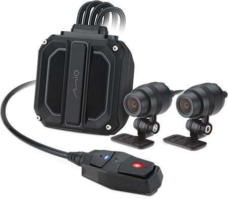 MIO DIGIWALKER MiVue M820WD dual motoros menetrögzítő kamera, full HD, GPS, wifi 135° széles látószög (5415N7110020)