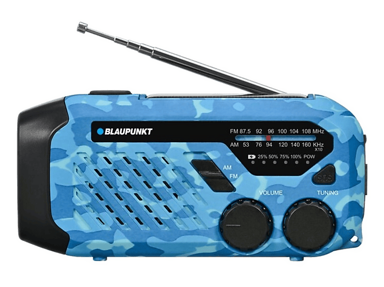 Blaupunkt ER10BC SURVIVAL Czarno-niebieski