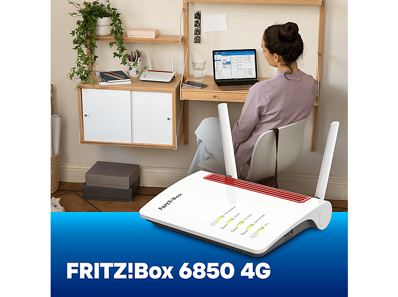 Thumbnail - AVM FRITZ!Box 6850 4G WLAN Mesh Router 1266 Mbit/s