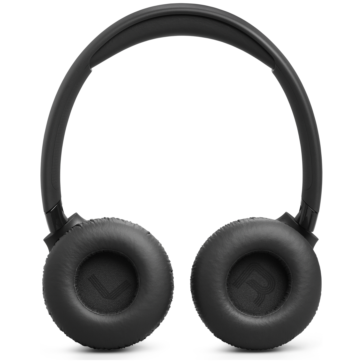 Zwarte over-ear koptelefoon met gedempte oorschelpen en een gewatteerde hoofdband.