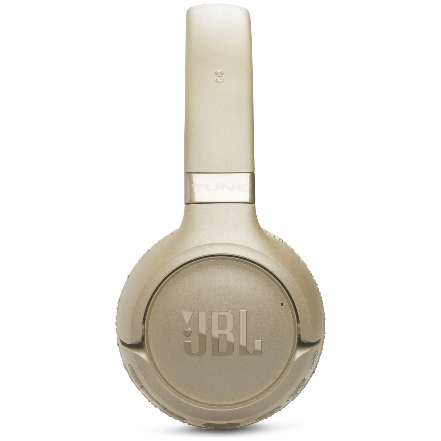 Casque JBL doré avec symbole Bluetooth et inscription TUNE.