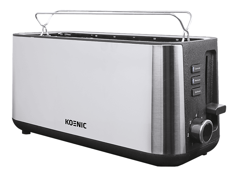 KOENIC KTO 4325 M CH Toaster Edelstahl (1470 W, Schlitze: 2)