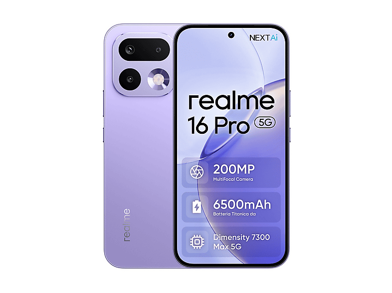 Realme 16 Pro 5G 8+512Gb, 512 Gb, Purple