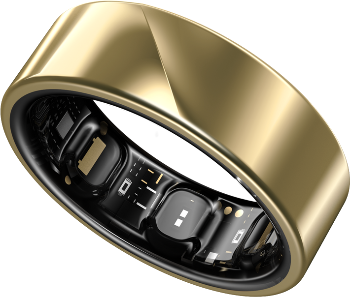 LUNA Ring 2.0 okosgyűrű, 7-es méret, fényes arany (wrb-rg-luna-7-sgld-2)