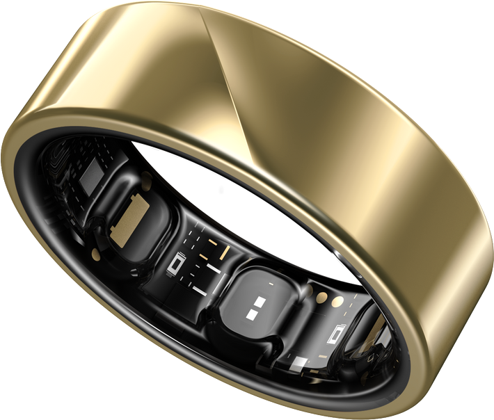 LUNA Ring 2.0 okosgyűrű, 12-es méret, fényes arany (wrb-rg-luna-12-sgld-2)