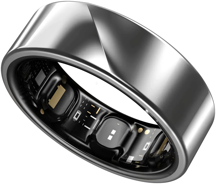 LUNA Ring 2.0 okosgyűrű, 6-os méret, fényes ezüst (wrb-rg-luna-6-sslvr-2)