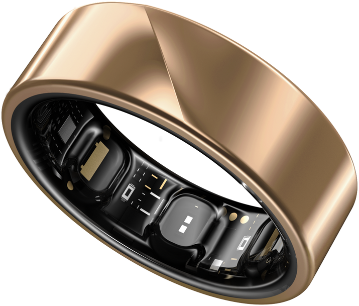 LUNA Ring 2.0 okosgyűrű, 13-as méret, fényes rózsaarany (wrb-rg-luna-13-rgld-2)