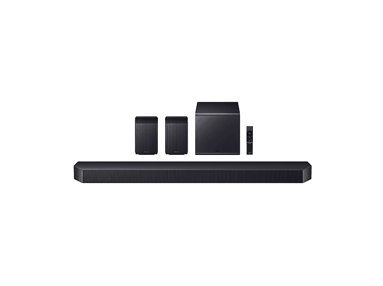 SOUNDBAR + SUBWOOFER SAMSUNG HW-Q990F/ZF 11.1.4 canali, Potenza Max 210 W, Cassa wireless, Black