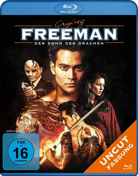 Blu-ray Cover mit Männern, einer Frau und Drachen-Tätowierungen. FSK 16.