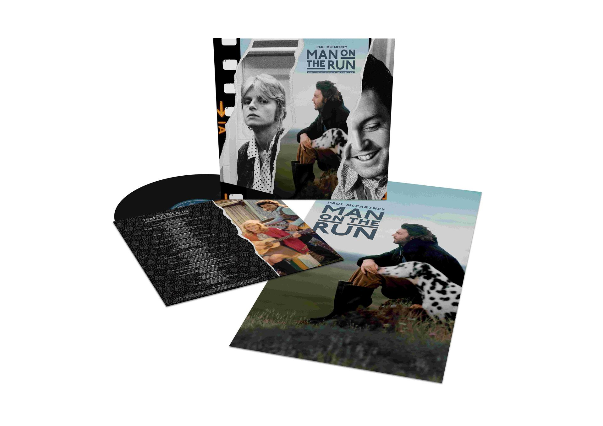 Paul McCartney Man on the Run Albumcover & Vinyl.