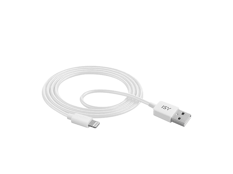 Cavo Lightning ISY IUC-0002 di ricarica a USB-A, per iPhone, 2 metri, bianco