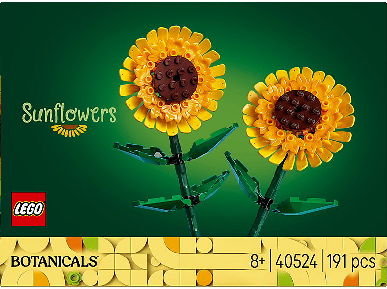 LEGO Botanicals 40524 Sonnenblumen Bausatz, Mehrfarbig