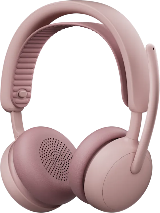 LOGITECH Zone Wireless 2 ES vezeték nélküli headset, ANC, Bluetooth, rózsaszín (981-001510)