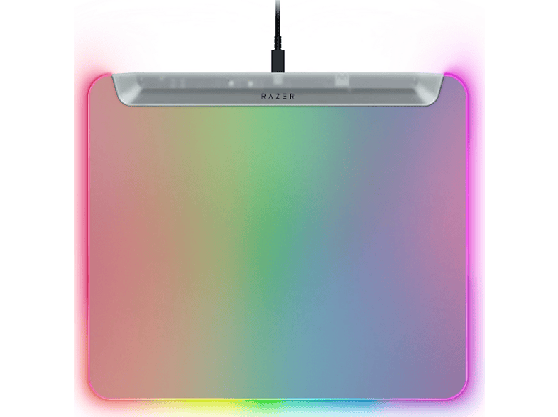 Razer Firefly V2 Pro - Fully Illuminated RGB Gaming Mousepad, Phantom White