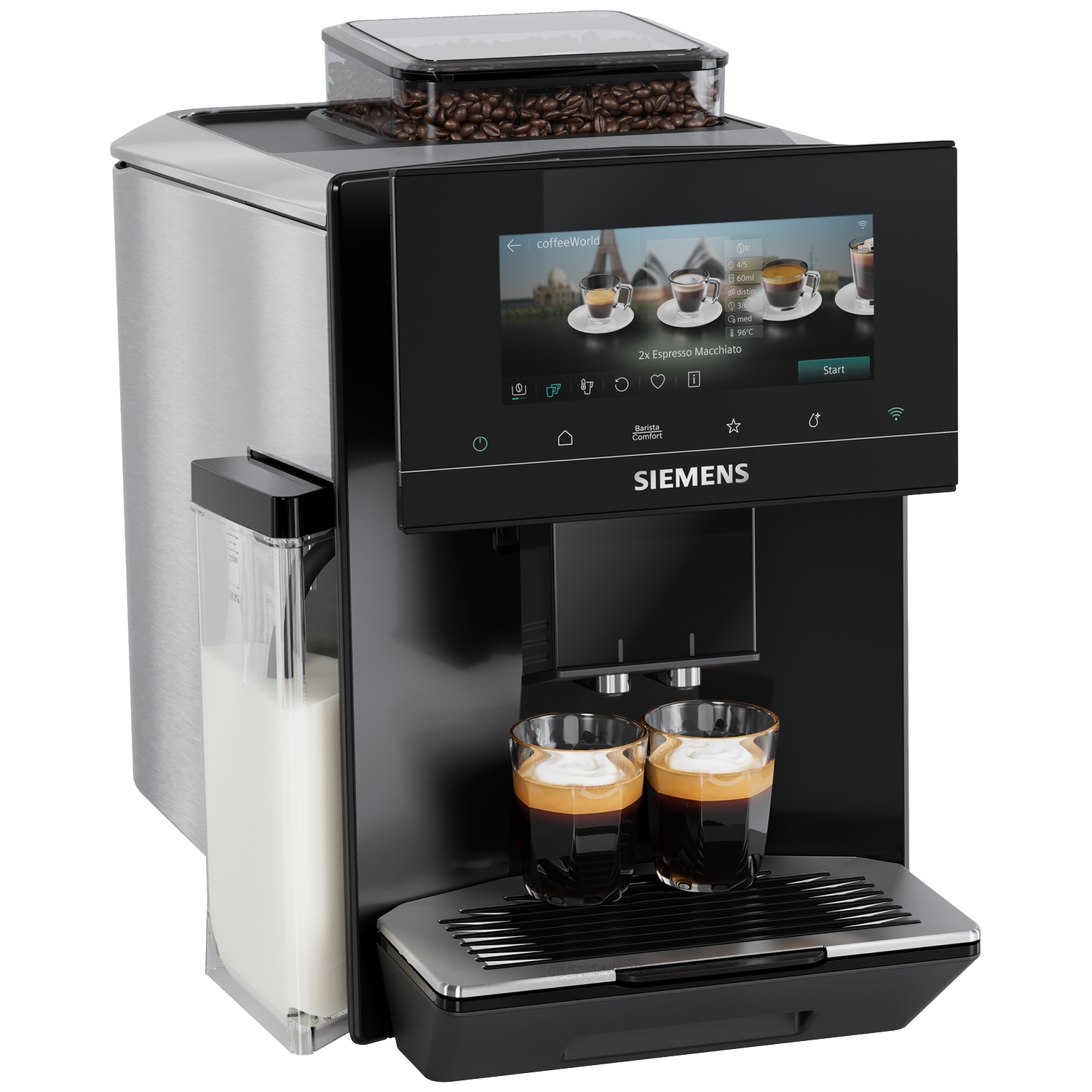SIEMENS EQ900 iAroma TQ923E09 - Volautomatische espressomachine - Zwart
