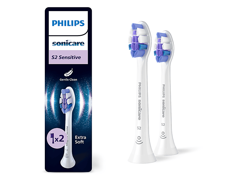 Sonicare Zestaw 2 końcówek szczoteczki HX6052/87