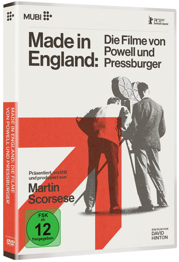 DVD-Hülle mit "Made in England" von Powell und Pressburger, präsentiert von Scorsese.