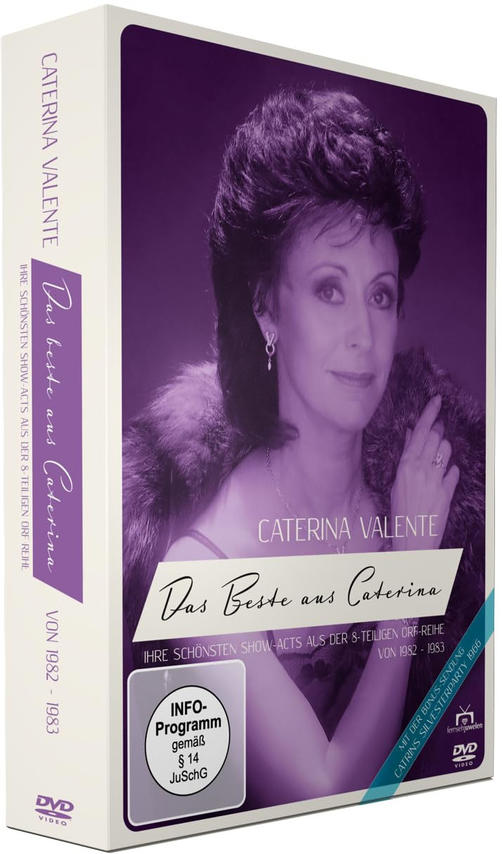 DVD-Hülle: Caterina Valente, 'Das Beste aus Caterina', 1982-1983.