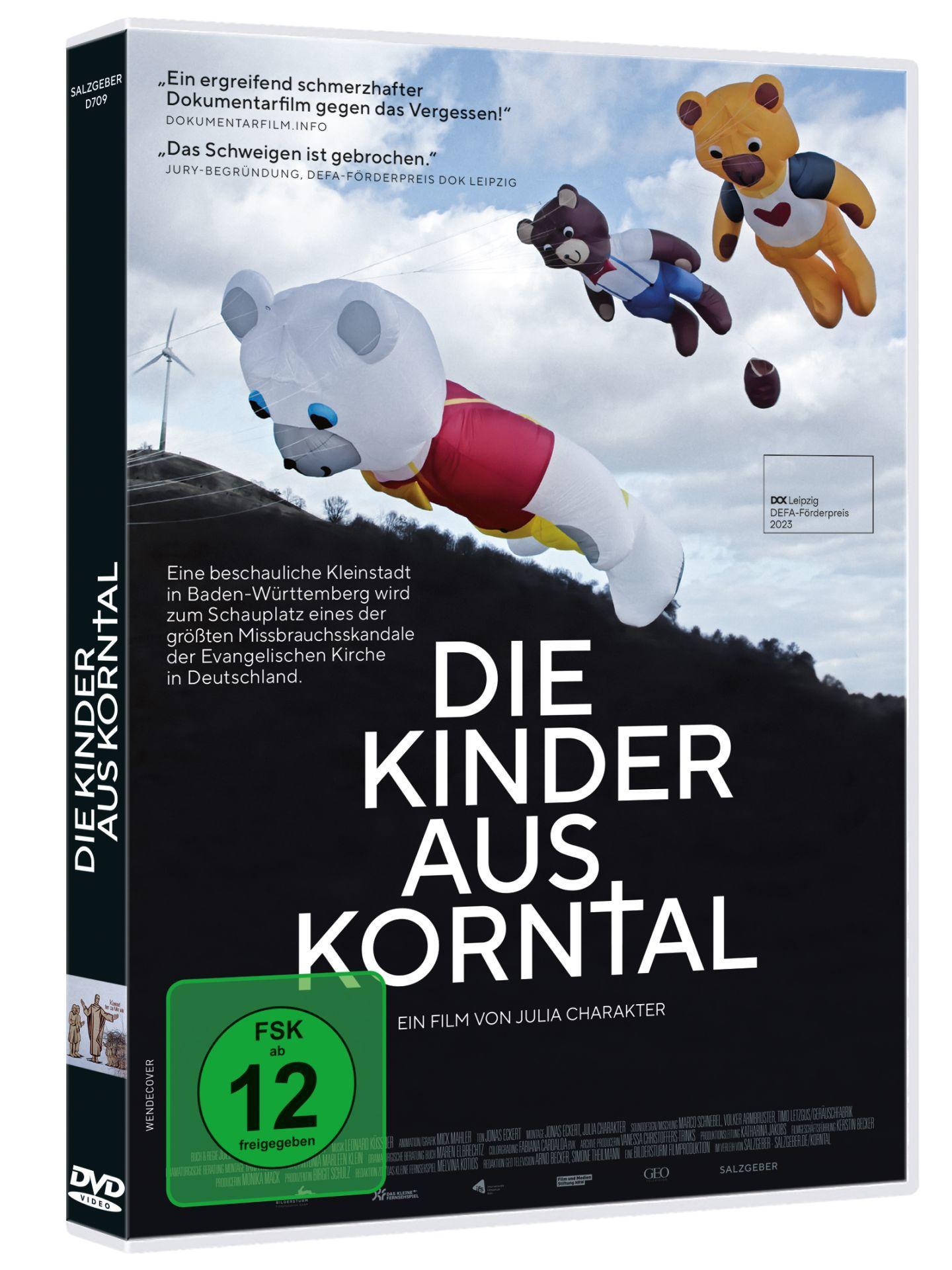 DVD-Cover: Drei aufblasbare Teddybären fliegen vor einem bewölkten Himmel.