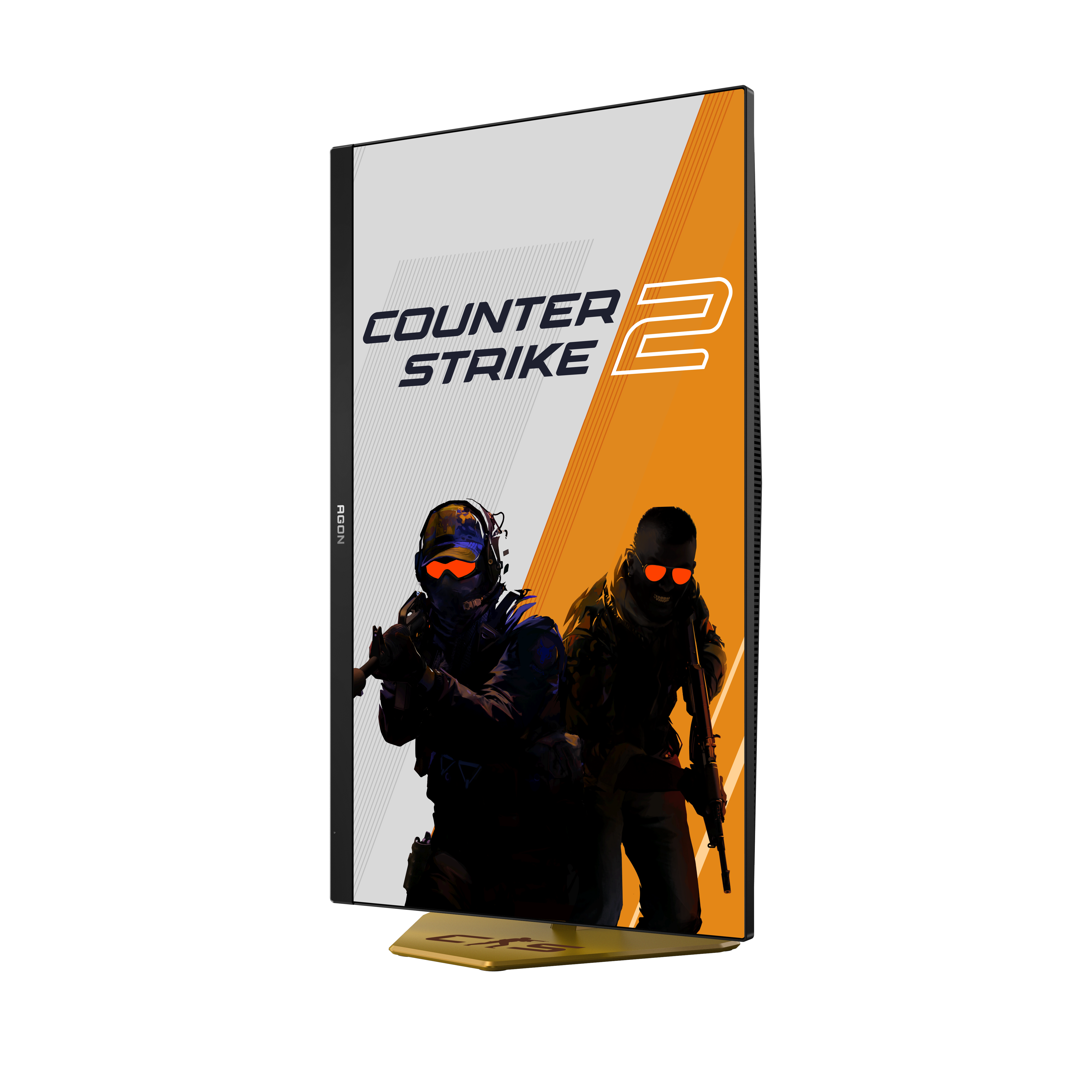 Counter-Strike 2 Poster mit zwei Soldaten mit roten Brillen.