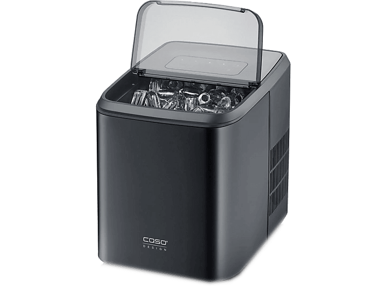 Caso 3403 Clear Ice Advanced Eiswürfelbereiter (130 Watt, 1,5 l, Schwarz)
