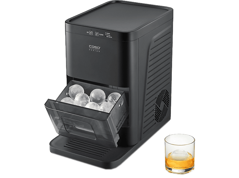 Caso 3404 Ice Ball Pro Eiskugelbereiter (130 Watt, 1,3 l, Schwarz)