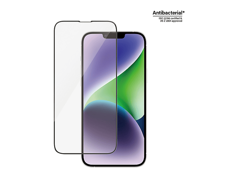 Szkło hartowane PANZERGLASS Screen Protection Antibacterial Anti-blue do Apple iPhone 13 Pro Max/14 Plus