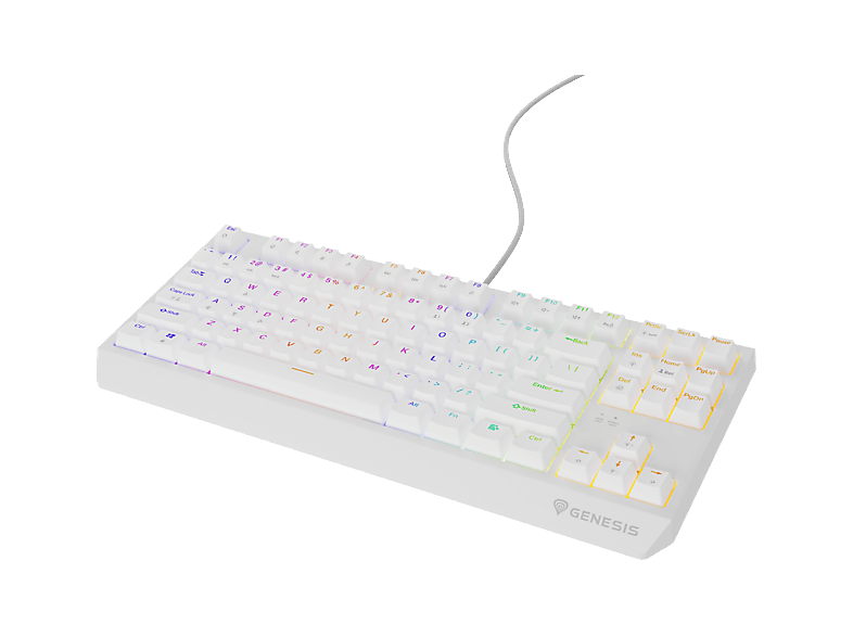 Genesis Thor 230 TKL US RGB Outemu Red Biały