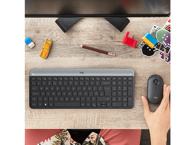 Zestaw LOGITECH MK470 Grafitowy – zdjęcie 2