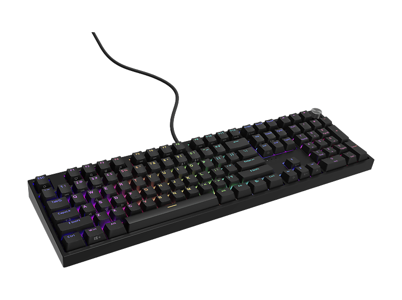 Genesis Thor 404 US RGB Gateron Yellow Pro Czarny