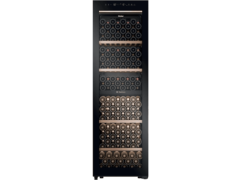 Haier HWS201GDFH1 60 Serie 7 Weinklimaschrank (366 l, 126 kWh, EEK: F, Schwarz, Anzahl Flaschen: 201)