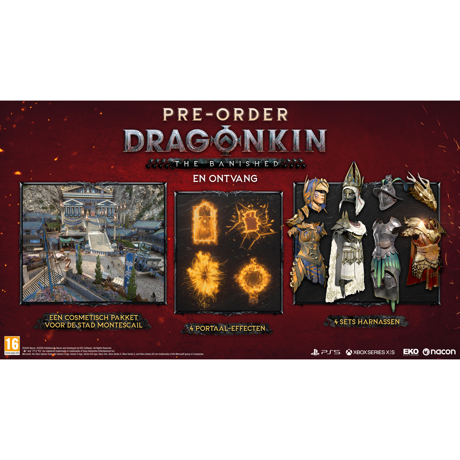 Voorbestelling Dragonkin: Stadspakket, portaaleffecten en 4 harnassen.