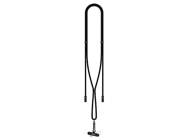 Aqilla 2in1 Lanyard-Kabel, USB-C, 60W PD, Black