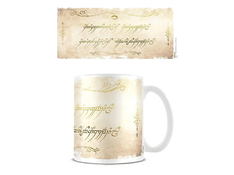 Taza - Pyramid International El Señor de los Anillos, 315 ml, Cerámica, Apto para lavavajillas y microondas