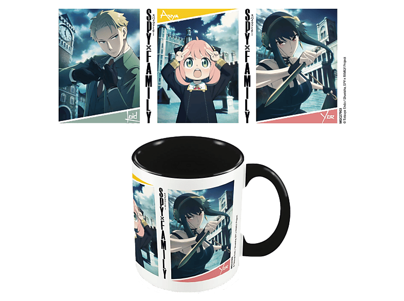 Taza - Pyramid International Spy X Family, 315 ml, Cerámica, Apto para lavavajillas