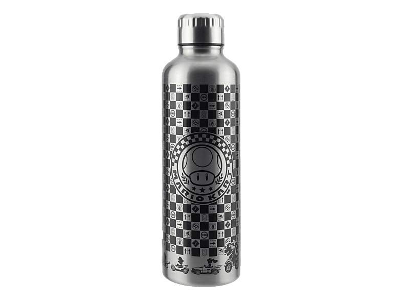 Botella - Sherwood Mario Kart, 500 ml, Acero inoxidable, Bebidas frías y calientes