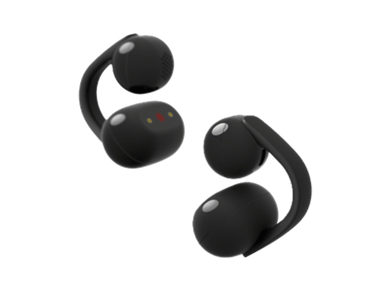 Auriculares True Wireless – Sony LinkBuds Clip, Estilo abierto, 3 modos de escucha, IPX4, Llamadas nítidas, 37 horas, IA, Táctil, iOS/Android, Negro