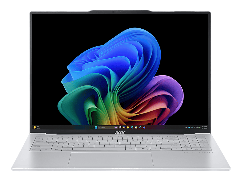 ACER Swift Air 16 OLED SFA16-61M-R6EA, Notebook, mit Display, AMD Ryzen™ AI 7 350 Prozessor (16 MB Cache, bis zu 5 GHz), 32 GB RAM, 1 TB SSD, Radeon™ 860M, Light Silver, Windows 11 Home