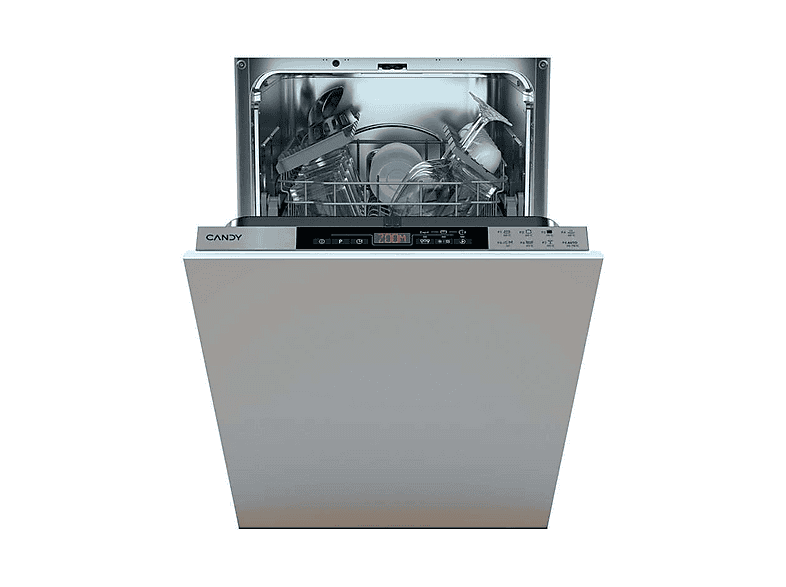 LAVASTOVIGLIE INCASSO Pannello frontale non in dotazione CANDY CDIH 2T1047, Programmi 8, Dimensioni: L 44,8 cm, A 82 P 57 Rumorosità 47 dB(A), Consumo di acqua 9 l, Classe E