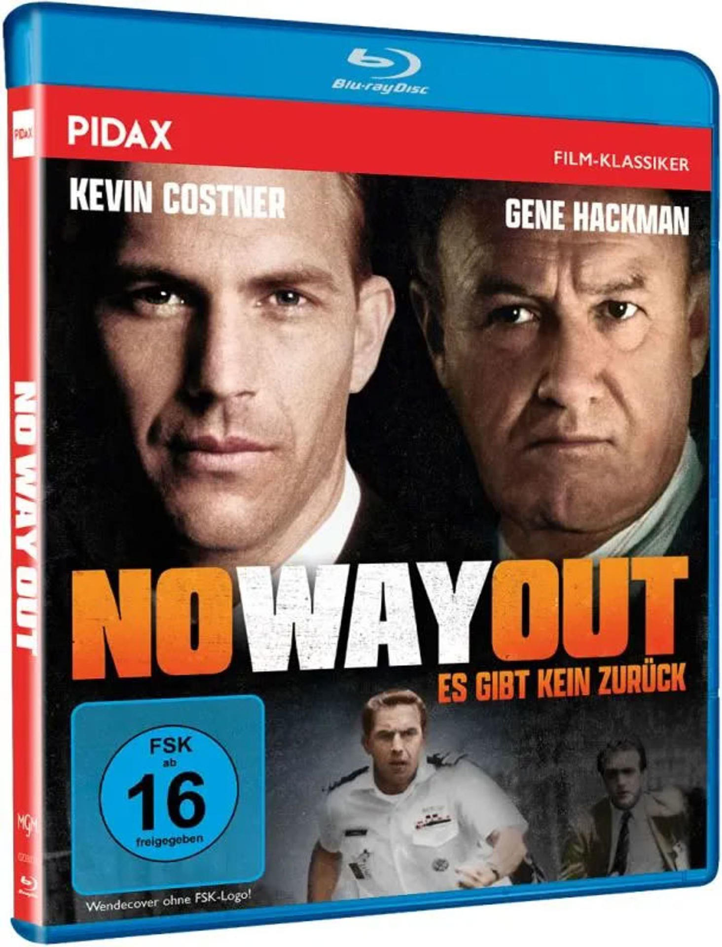 Blu-ray-Cover von 'No Way Out' mit Kevin Costner und Gene Hackman.