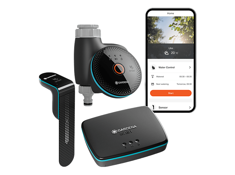 Gardena 19045-20 smart Sensor Control Set, Bewässerungssteuerung